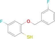 4-Fluoro-2-(3'-fluorobenzyloxy)thiophenol