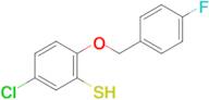 3-Chloro-6-(4'-fluorobenzyloxy)thiophenol