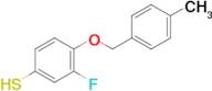 3-Fluoro-4-(4'-methylbenzyloxy)thiophenol