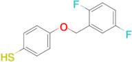 4-(2',5'-Difluorobenzyloxy)thiophenol