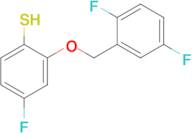 4-Fluoro-2-(2',5'-difluorobenzyloxy)thiophenol