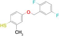 4-(2',5'-Difluorobenzyloxy)-2-methylthiophenol