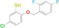 3-Chloro-6-(2',4'-difluorobenzyloxy)thiophenol