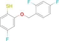 4-Fluoro-2-(2',4'-difluorobenzyloxy)thiophenol