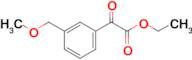 (3-Methoxymethylphenyl)oxoacetic acid ethyl ester