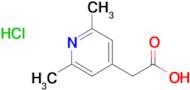 (2,6-dimethyl-4-pyridinyl)acetic acid hydrochloride