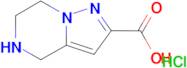 4,5,6,7-tetrahydropyrazolo[1,5-a]pyrazine-2-carboxylic acid hydrochloride