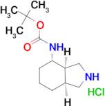 tert-butyl rac-(3aR,4S,7aS)-octahydro-1H-isoindol-4-ylcarbamate hydrochloride