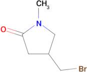 4-(bromomethyl)-1-methylpyrrolidin-2-one