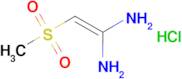 2-methanesulfonylethanimidamide hydrochloride