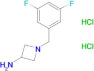 1-[(3,5-difluorophenyl)methyl]azetidin-3-amine dihydrochloride