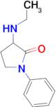 3-(ethylamino)-1-phenylpyrrolidin-2-one