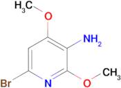 6-bromo-2,4-dimethoxypyridin-3-amine