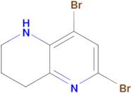 6,8-dibromo-1,2,3,4-tetrahydro-1,5-naphthyridine