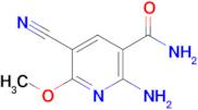 2-amino-5-cyano-6-methoxypyridine-3-carboxamide