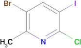 3-bromo-6-chloro-5-iodo-2-methylpyridine