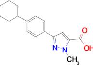 3-(4-cyclohexylphenyl)-1-methyl-1{H}-pyrazole-5-carboxylic acid