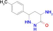 4-amino-6-(4-methylphenyl)pyridazin-3(2{H})-one