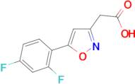 [5-(2,4-difluorophenyl)isoxazol-3-yl]acetic acid