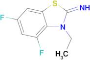 3-ethyl-4,6-difluorobenzo[d]thiazol-2(3H)-imine