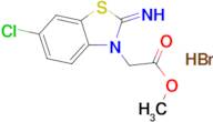 Methyl 2-(6-chloro-2-iminobenzo[d]thiazol-3(2H)-yl)acetate hydrobromide