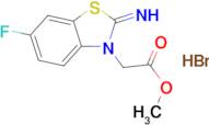 methyl 2-(6-fluoro-2-iminobenzo[d]thiazol-3(2H)-yl)acetate hydrobromide