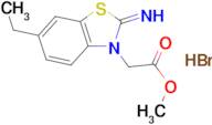 Methyl 2-(6-ethyl-2-iminobenzo[d]thiazol-3(2H)-yl)acetate hydrobromide