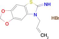 7-allyl-[1,3]dioxolo[4,5:4,5]benzo[1,2-d]thiazol-6(7H)-imine hydrobromide