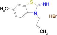 3-allyl-6-methylbenzo[d]thiazol-2(3H)-imine hydrobromide