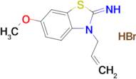 3-allyl-6-methoxybenzo[d]thiazol-2(3H)-imine hydrobromide