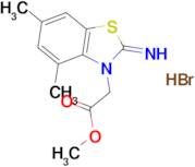 methyl 2-(2-imino-4,6-dimethylbenzo[d]thiazol-3(2H)-yl)acetate hydrobromide