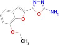 5-(7-ethoxybenzofuran-2-yl)-1,3,4-oxadiazol-2-amine