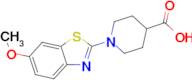 1-(6-methoxybenzo[d]thiazol-2-yl)piperidine-4-carboxylic acid