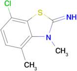 7-chloro-3,4-dimethylbenzo[d]thiazol-2(3H)-imine