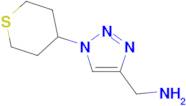 (1-(tetrahydro-2H-thiopyran-4-yl)-1H-1,2,3-triazol-4-yl)methanamine