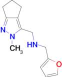 1-(furan-2-yl)-N-((2-methyl-2,4,5,6-tetrahydrocyclopenta[c]pyrazol-3-yl)methyl)methanamine