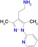 2-(3,5-dimethyl-1-(pyridin-2-yl)-1H-pyrazol-4-yl)ethan-1-amine