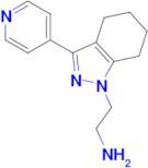 2-(3-(pyridin-4-yl)-4,5,6,7-tetrahydro-1H-indazol-1-yl)ethan-1-amine