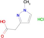 2-(1-methyl-1H-pyrazol-3-yl)acetic acid hydrochloride