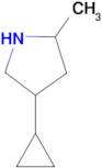 4-cyclopropyl-2-methylpyrrolidine