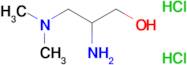 2-amino-3-(dimethylamino)propan-1-ol dihydrochloride