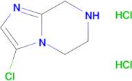 3-chloro-5H,6H,7H,8H-imidazo[1,2-a]pyrazine