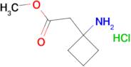 methyl 2-(1-aminocyclobutyl)acetate hydrochloride