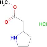 methyl 2-(pyrrolidin-2-yl)acetate hydrochloride