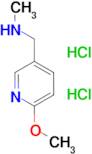 1-(6-methoxypyridin-3-yl)-N-methylmethanamine dihydrochloride