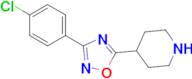 3-(4-chlorophenyl)-5-(piperidin-4-yl)-1,2,4-oxadiazole