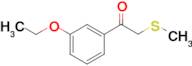 1-(3-ethoxyphenyl)-2-(methylsulfanyl)ethan-1-one