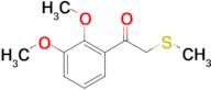 1-(2,3-dimethoxyphenyl)-2-(methylsulfanyl)ethan-1-one