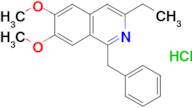 1-benzyl-3-ethyl-6,7-dimethoxyisoquinoline hydrochloride