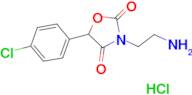 3-(2-Amino-ethyl)-5-(4-chloro-phenyl)-oxazolidine-2,4-dione;hydrochloride